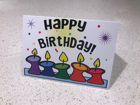 UU Chalice Birthday Cards :: 10 Pack :: NO ENVELOPES