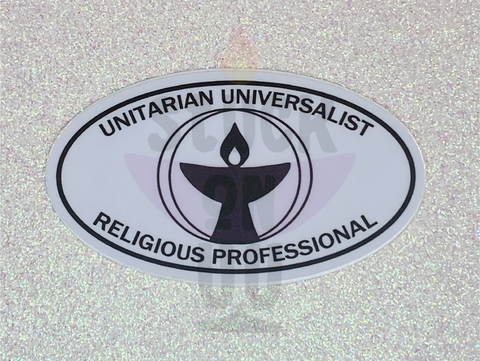UU Religious Professional Sticker